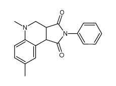 1,2,3,4-tetrahydro-1,6-dimethylquinoline-N-phenyl-3,4-dicarboximide结构式