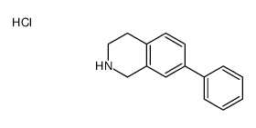 Isoquinoline, 1,2,3,4-tetrahydro-7-phenyl- Structure