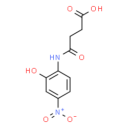 N-(2-HYDROXY-4-NITRO-PHENYL)-SUCCINAMIC ACID Structure