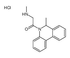 2-(methylamino)-1-(6-methyl-6H-phenanthridin-5-yl)ethanone,hydrochloride结构式