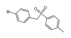 1-bromo-4-(4-tolylsulfonylmethyl)benzene Structure