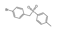 1-bromo-4-(4-tolylsulfonylmethyl)benzene structure