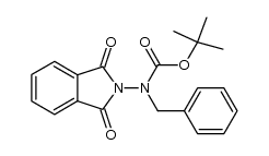 N-benzyl-N-tert-butyloxycarbonylaminophthalimide Structure