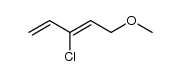 3-chloro-5-methoxypenta-1,3-diene Structure