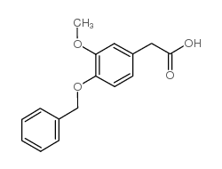 Benzeneacetic acid,3-methoxy-4-(phenylmethoxy)- structure