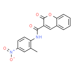 N-(2-Methyl-4-nitrophenyl)-2-oxo-2H-chromene-3-carboxamide结构式