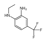 N-ethyl-4-(trifluoromethyl)benzene-1,2-diamine结构式