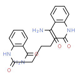 N,N'-Bis(2-carbamoylphenyl)hexanediamide结构式