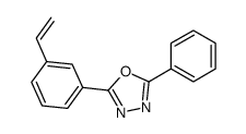 2-(3-ethenylphenyl)-5-phenyl-1,3,4-oxadiazole Structure
