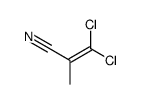 2-Methyl-3,3-dichloracrylnitril结构式