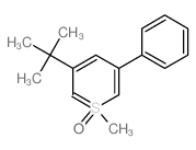 1l4-Thiopyran,3-(1,1-dimethylethyl)-1-methyl-5-phenyl-, 1-oxide (9CI) Structure