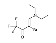 3-bromo-4-(diethylamino)-1,1,1-trifluorobut-3-en-2-one Structure