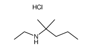ethyl-(1,1-dimethyl-butyl)-amine, hydrochloride结构式