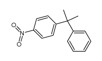 2-(4-nitrophenyl)-2-phenylpropane结构式