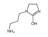 1-(3-氨基丙基)咪唑啉-2-酮结构式