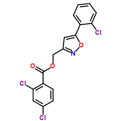[5-(2-Chlorophenyl)-1,2-oxazol-3-yl]methyl 2,4-dichlorobenzoate Structure