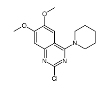 2-chloro-6,7-dimethoxy-4-piperidin-1-yl-quinazoline结构式