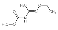 methyl N-[1-(ethoxyamino)ethylidene]carbamate结构式