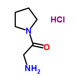 2-Amino-1-(1-pyrrolidinyl)-1-ethanonehydrochloride structure