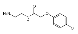 N-(p-Chlor-phenoxyacetyl)-aethylendiamin结构式