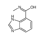 1H-Benzimidazole-4-carboxamide,N-methyl-(9CI) structure