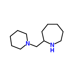 2-(1-Piperidinylmethyl)azepane Structure