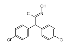2,2-bis-(4-chloro-phenyl)-acetohydroximoyl chloride结构式
