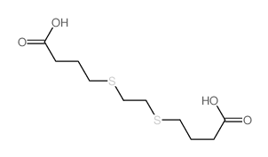 4-[2-(3-carboxypropylsulfanyl)ethylsulfanyl]butanoic acid structure