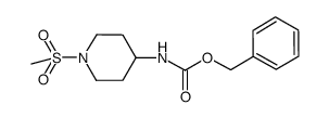 1-甲磺酰基-4-(Cbz-氨基)哌啶结构式