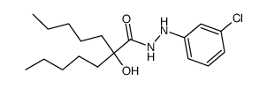 2-Hydroxy-2-pentyl-heptanoic acid N'-(3-chloro-phenyl)-hydrazide Structure
