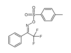 [(Z)-(2,2,2-trifluoro-1-phenylethylidene)amino] 4-methylbenzenesulfonate结构式