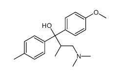 3-(dimethylamino)-1-(4-methoxyphenyl)-2-methyl-1-(4-methylphenyl)propan-1-ol Structure