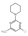 4-CHLORO-6-METHYL-2-(1-PIPERIDINYL)PYRIMIDINE Structure