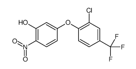 5-[2-chloro-4-(trifluoromethyl)phenoxy]-2-nitrophenol structure