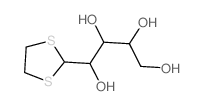 1-(1,3-dithiolan-2-yl)butane-1,2,3,4-tetrol结构式