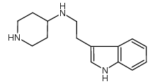 [2-(1H-吲哚-3-基)-乙基]-哌啶-4-基-胺结构式