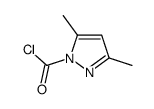 3,5-dimethylpyrazole-1-carbonyl chloride Structure