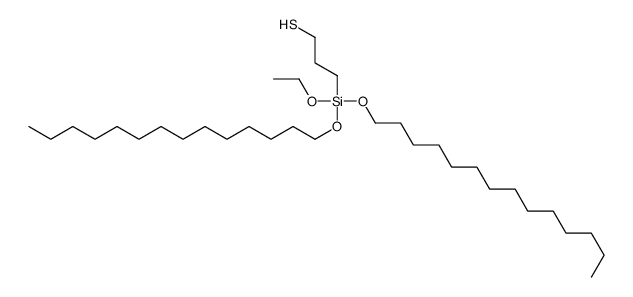 3-[ethoxy-di(tetradecoxy)silyl]propane-1-thiol结构式