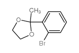 2-(2-Bromophenyl)-2-methyl-1,3-dioxolane structure