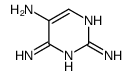 嘧啶-2,4,5-三胺结构式