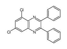 5,7-Dichloro-2,3-diphenylquinoxaline Structure