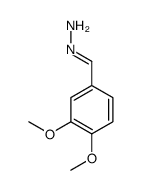 (E)-1-(3,4-dimethoxybenzylidene)hydrazine结构式