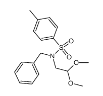 N-benzyl-N-(2,2-dimethoxyethyl)-4-methylbenzenesulfonamide Structure