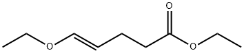 (E)-5-Ethoxy-4-pentenoic acid ethyl ester结构式