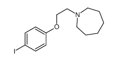 1-[2-(4-iodophenoxy)ethyl]azepane结构式