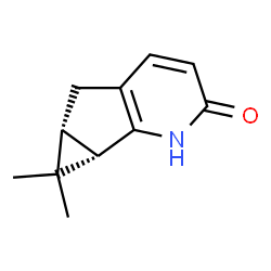 Cyclopropa[4,5]cyclopenta[1,2-b]pyridin-2(1H)-one, 5,5a,6,6a-tetrahydro-6,6-dimethyl-, (5aR,6aS)- (9CI) Structure