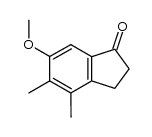 6-Methoxy-4,5-dimethylindan-1-on Structure