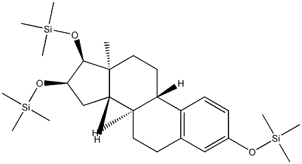 3,16α,17α-Tris(trimethylsiloxy)estra-1,3,5(10)-triene结构式