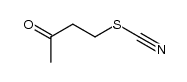 Thiocyanic acid, 3-oxobutyl ester (6CI,9CI) Structure