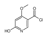 3-Pyridinecarbonyl chloride, 1,6-dihydro-4-methoxy-6-oxo- (9CI)结构式